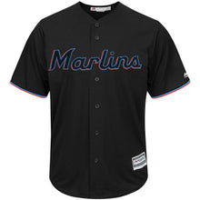 Load image into Gallery viewer, Miami Marlins Majestic  Alternate Cool Base Team Jersey - Black
