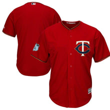 Load image into Gallery viewer, Minnesota Twins Majestic 2017 Spring Training Cool Base Team Jersey - Scarlet