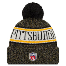 Load image into Gallery viewer, Pittsburgh Steelers New Era 2019 Knit Hat – Black