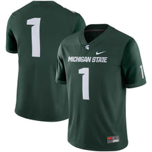 Load image into Gallery viewer, #1 Michigan State Spartans Nike Game Jersey - Green