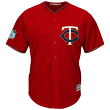 Load image into Gallery viewer, Minnesota Twins Majestic 2017 Spring Training Cool Base Team Jersey - Scarlet