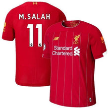 Load image into Gallery viewer, Mohamed Salah Liverpool New Balance Home Soccer Jersey 2019-20 Jersey – Red