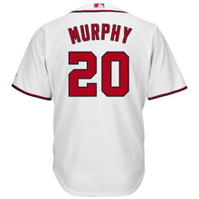 Load image into Gallery viewer, Daniel Murphy Washington Nationals Majestic Home Cool Base Player Jersey - White