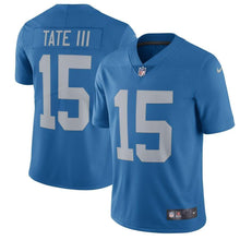 Load image into Gallery viewer, Golden Tate Detroit Lions Nike 2017 Throwback Vapor Untouchable Limited Player Jersey - Blue