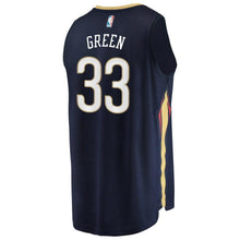 Load image into Gallery viewer, Garlon Green New Orleans Pelicans Fanatics Branded Fast Break Jersey - Icon Edition - Navy