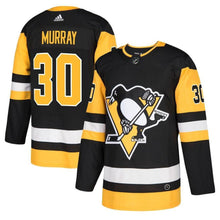 Load image into Gallery viewer, Matt Murray Pittsburgh Penguins adidas Player Jersey - Black