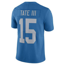 Load image into Gallery viewer, Golden Tate Detroit Lions Nike 2017 Throwback Vapor Untouchable Limited Player Jersey - Blue