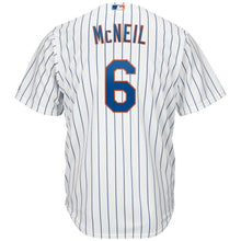 Load image into Gallery viewer, Jeff McNeil New York Mets Majestic Official Cool Base Player Jersey - White/Royal