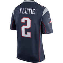 Load image into Gallery viewer, Doug Flutie New England Patriots Nike Retired Player Game Jersey - Navy Blue