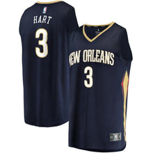 Load image into Gallery viewer, Josh Hart New Orleans Pelicans Fanatics Branded Fast Break Replica Jersey Navy - Icon Edition