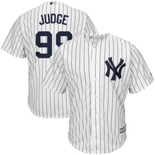 Load image into Gallery viewer, Aaron Judge New York Yankees Majestic Home Cool Base Player Jersey - White/Navy